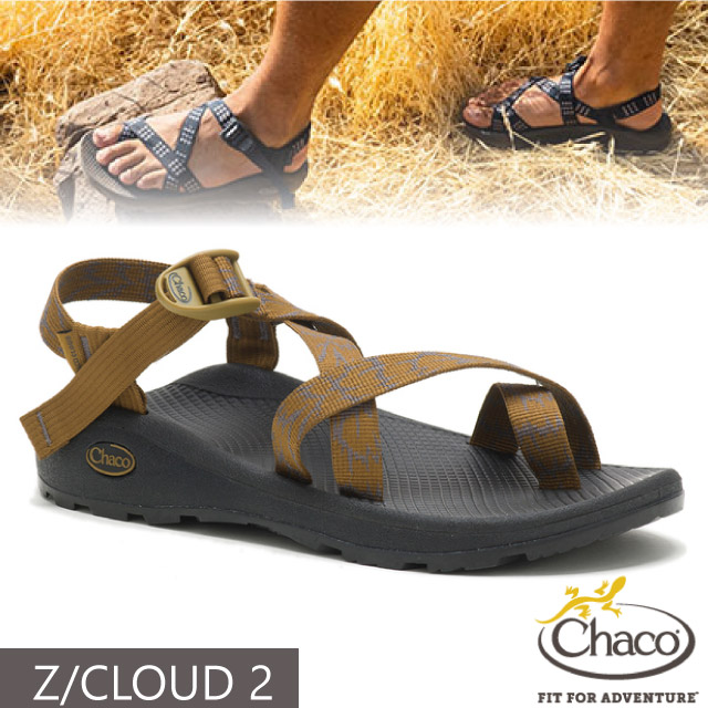 【美國 Chaco】贈置鞋袋!男 Z/CLOUD 2 越野紓壓運動涼鞋(夾腳款)/CH-ZLM02-HI34 天際青銅✿30E010